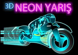 Neon kaplı motorsikletinle 3D parkurlarda farklı bir yarış deneyimi yaşa