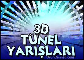 3D Tünel Yarışları - Bir grup maceraperestten biri ol dikey tünellerde aşağıya doğru düşerek yarış