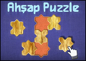 Ahşap puzzle parçalarını sürükleyerek doğru boşluğa yerleştir