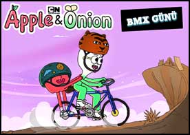 Apple ve Onion ile zorlu rampalar ve dik yokuşlarla dolu parkurlarda heyecan dolu bir BMX  keyfi sizi bekliyor