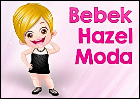 Bebek Hazel'e moda yıldızı olması için yardımcı ol