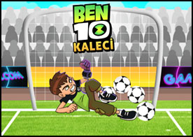 Kahramanımız Ben 10 ile heyecanlı bir futbol oyunu sizi bekliyor