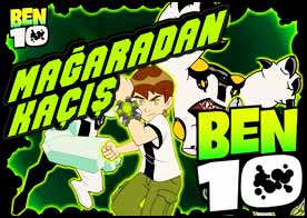 Ben 10 Mania Mağaradan Kaçış - Gideceği yolu çizerek Ben 10 u mağaranın çıkışına ulaştır