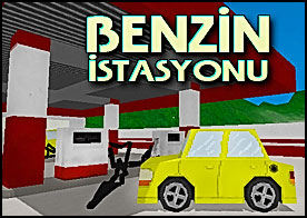 Benzin İstasyonu 3D - Benzin istasyonunda çalışan pompa görevlisi olarak gelen araçların depolarını doldur para kazan