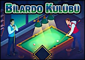 Bilordo kulübüne katılın ve süre dolmadan sokabildiğiniz kadar çok bilardo topunu deliğe sokun