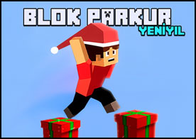 Minecraft aleminde hazırlanmış karlarla kaplı zorlu parkurları tamamlayın tabi kolaysa