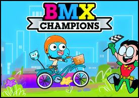 Cartoon Network karakterleri ile maceralı bir BMX bisiklet yarışı sizi bekliyor