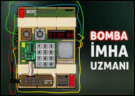 Bomba imha uzmanı olarak patlamak üzere olan bombayı kılavuzu kullanarak imha et