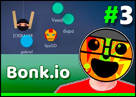 Bonk.io - Bonk.io fizik tabanlı aynı anda 8 kişi birlikte oynayabileceğiniz çok oyunculu bir oyundur