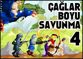 Çağlar Boyu Savunma 4 - 32 farklı savaşçınla üssü savun düşmanları yoket 8 çağı tamamla