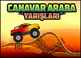 Canavar Araba Yarışları - Devasa tekerli canavar arabalarla heyecan dolu yarışlar sizi bekliyor