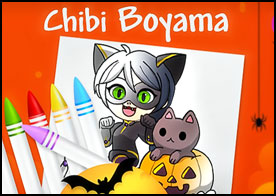 Sevimli chibi süper kahramanlar ve komik hayvanları istediğiniz gibi boyayıp harika tebrik kartları hazırlayın