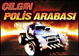 Çılgın Polis Arabası - Bu polis arabası çıldırmış önüne çıkan insanı eziyor arabaları parçalıyor