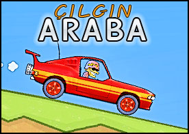 Çılgın Araba - Çılgın arabayı fizik kurallarına uygun bir şekilde kullanarak ilerle