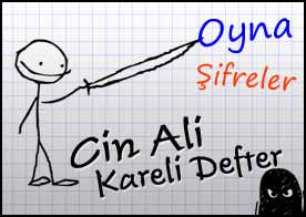 Cin Ali Kareli Defter - Cin Ali'ye kareli defter macerasında yardımcı olun