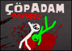 Çöp adam dövüşlerine katıl tüm rakip dövüşçüleri parçalayarak yok et