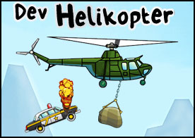 Dev Helikopter - Dev helikopteri kullanarak ilk yardım araçlarının yollarını açarak ilerlemelerini sağla