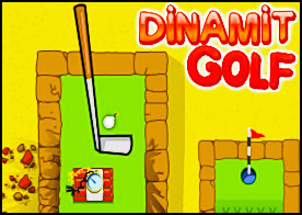 Golf sahasında topa duyarlı dinamit olursa ne olur cevabı bu oyunda