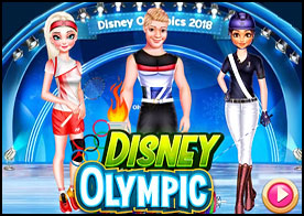 Disney kahramanları 2018 olimpik oyunları için hazırlanıyor onlara yardımcı ol