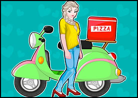 Pizza dağıtımı yapan Elsa'nın motosikleti kaza yapar önce onu tamir edin sonra da pırıl pırıl temizleyin