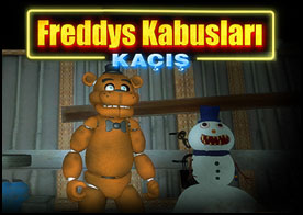 Freddy ve kardan adam minyonları yine peşinizde onlara yakalanmadan kaçmanız lazım