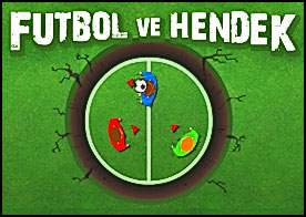 Futbol ve Hendek - Sıradışı bu futbol oyununda topu tutabildiğin kadar çok ayağında tut