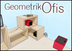 Geometrik şekilli bir ofiste kapalı kalmış vaziyettesin ipuçlarını takip edip buradan kurtulmalısın