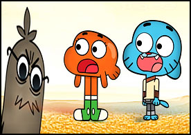 Gumball ve Darwin gözetim altındaki merkezden kaçmak istiyor onlara yardımcı ol