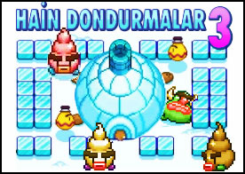 Hain Dondurmalar 3 - Hain kötü dondurmalar yeni bölümlerle geri döndü, hain dondurma tarafı olarak yine canavarlara yakalanmadan meyveleri topluyoruz