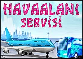 Havaalanı Servisi - Bekleme salonundaki yolcuları alıp uçuş peronuna götürün