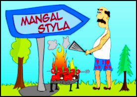 Hayrettin Mangal Styla - Mangal Styla Hayrettin ormanda mangalcı dedelerden kaçıyor