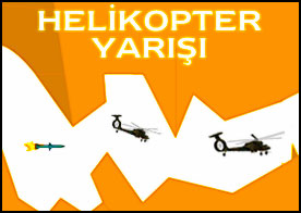 Helikopter Yarışı - Tehlikeli engebelerle dolu arazide kıyasıya bir helikopter yarışına hazır olun