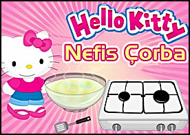 Hello Kitty Nefis Çorba - Hello Kitty pırasalı ve patatesli nefis bir çorba yapmak istiyor ona yardımcı olun