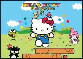 Hello Kitty ve arkadaşları ile eğlence dolu bir zıplama macerası sizi bekliyor