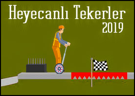 Tekerlekli araçları kullanarak heyecanlı parkurlarda gezinin tabi parçalanmadan