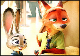 Zootropolis hayvanlar şehrindeki gizemli olayları araştıran tavşan ve tilkiye yardımcı ol