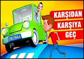 Karşıdan Karşıya Geç - Yoğun trafikte karşıdan karşıya geçmek isteyen yayalara yardımcı ol