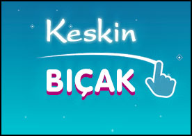 Keskin bıçak darbeleriyle verilen eşyaları kesip aşağı düşmesini sağla