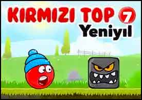 Kırmızı Top 7 - Sevdiği kızı kaçıran kötü gri blokların elinden onu kurtarması için kırmızı topa yardımcı ol