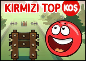 Kırmızı topumuza bu sefer zorlu yol koşusunda yardımcı oluyoruz