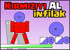 Kırmızıyı Al İnfilak - Yeşil blokları düşürmeden tüm kırmızı blokları yok et