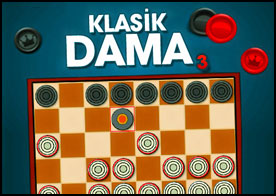 Klasik Dama 3 - Dünyanın en popüler strateji oyunlarından biri olan klasik dama oyunu beyin fırtınası yapmanız için sizi bekliyor