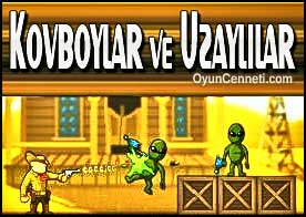 Kovboylar ve Uzaylılar - İçkisini çalan uzaylı yaratıklara savaş açan kovboyumuza yardım edin