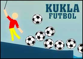 Kukla Futbol 2 - Fizik tabanlı bu kukla futbol oyunda parçalanmadan sağ kalıp kaleye gol at
