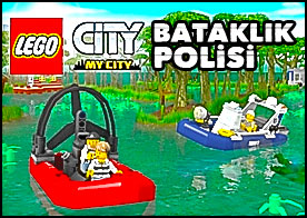 Lego Bataklık Polisi - Timsahlarla dolu bataklıkta kaçmaya çalışan sahtekarların peşine düşüp onları yakalayın