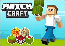 MatchCraft - Minecraft karakterleri bu sefer zekanızı zorlayacak bir oyunla karşınızda