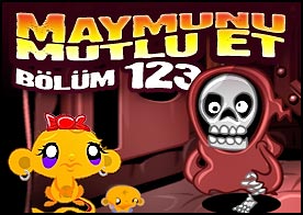 Maymunu Mutlu Et Bölüm 123 - Bu sefer tuhaf odalara gidip bilmeceleri çözerek minik maymunumuzu mutlu ediyoruz