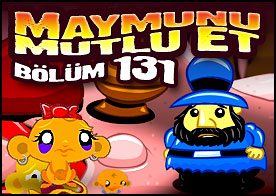 Maymunu Mutlu Et Bölüm 131 - Bu sefer şeker eve gidip bilmeceleri çözerek minik maymunumuzu mutlu ediyoruz