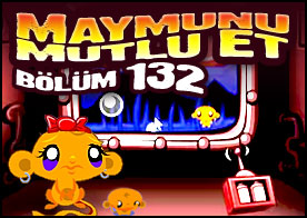 Maymunu Mutlu Et Bölüm 132 - Bu sefer gizemli uzay aracına gidip bilmeceleri çözerek minik maymunumuzu mutlu ediyoruz