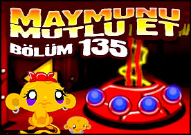 Maymunu Mutlu Et Bölüm 135 - Bu sefer gizemli kırmızı odaya gidip bilmeceleri çözerek minik maymunumuzu mutlu ediyoruz